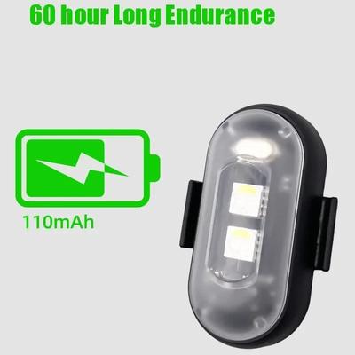 Motorcycle LED RGB Warning Light Universal Mini Signal Light Drone With Controller Strobe Light 7 Color Indicator Safety Lights