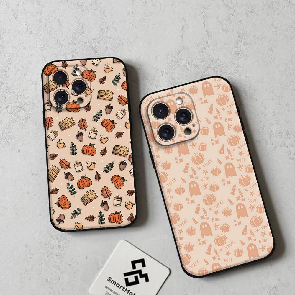 Halloween Black Phone Case That Fits For IPhone 17,16,15,11,13,14 Pro Max,Plus,X,Xr,Xs Max,13Mini