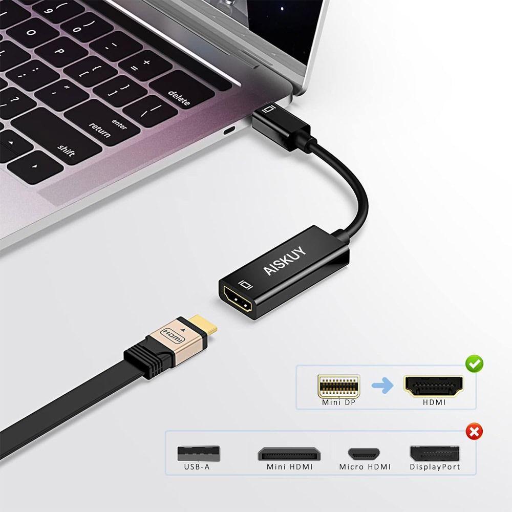 

Адаптер Mini DP-HDMI 1080P, кабель Mini DP типа «папа-мама», аксессуары, преобразователь HDMI