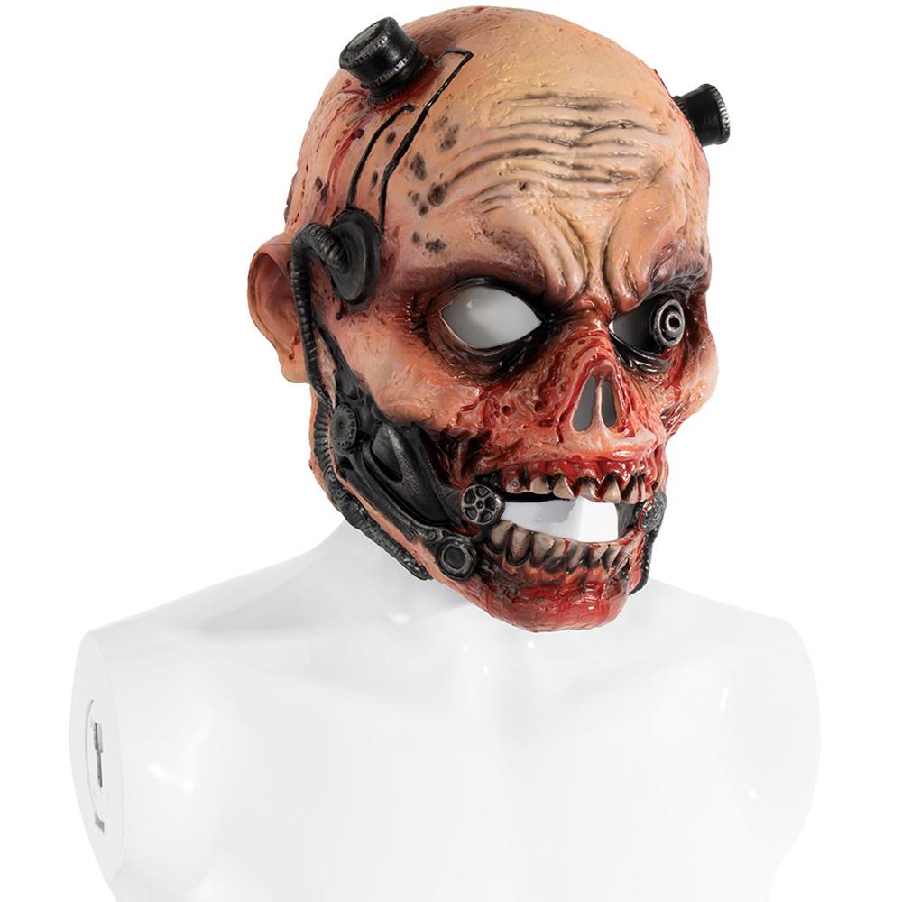 Realistic Bloody Zombied Mask Horrific Vampires Mask Halloween Costume Decors Props Monsters Mask Walkings Dead Mask