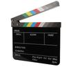 Movie Directors Clapboard Colorful Acrylic Movie Film Clap Board with Board Eraser Marker Wrench