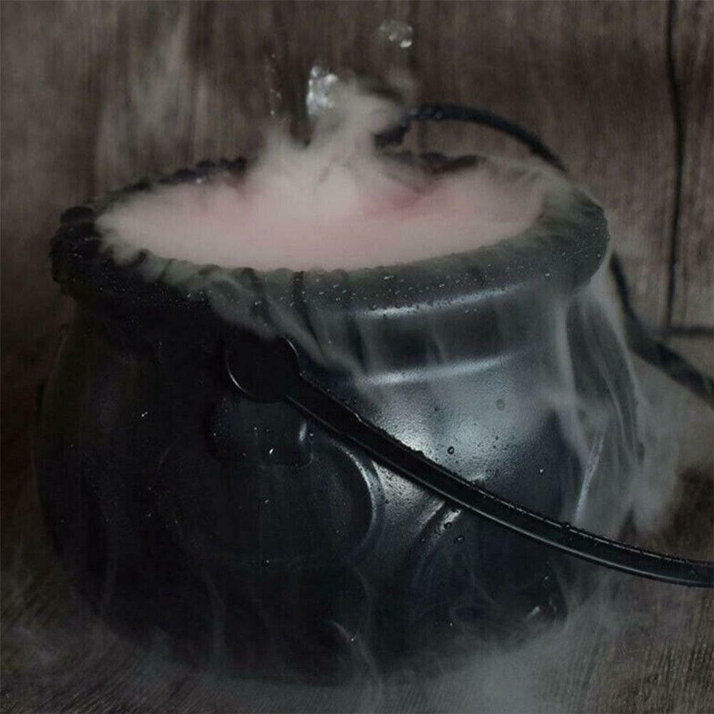 New Hot Halloween Decoration Mist Smoke Fog Party Prop Halloween Cauldron Witch Barrels Skull Jar