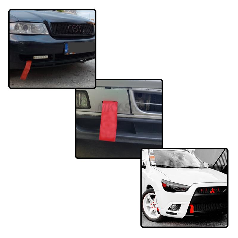 High Quality Car Color Pendant Tow Strap Belt Tow Rope Ribbon Auto Accessories Trailer Ropes Bumper Towing Strap Trailer belt
