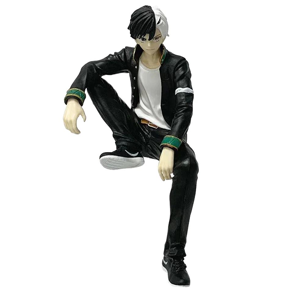 15CM Anime Wind Breaker Sakura Haruka Action Figure Kaji Ren Noodle Stopper Sitting Model Toy Gift Collectible Doll