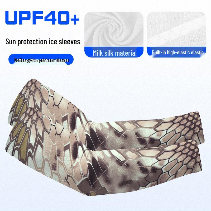 Damen UV-Schutz Eis-Seide Radsport Armstulpen - Leichte, atmungsaktive, elastische Ärmel für Sonnenschutz und Narbenabdeckung.