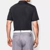Under Armour Performance Solid Color Sports Polo Shirt Men tops Black 1242755-001