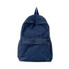 Schoolbag denim backpack 1011 casual washed denim student schoolbag large capacity wear-resistant retro denim schoolbag