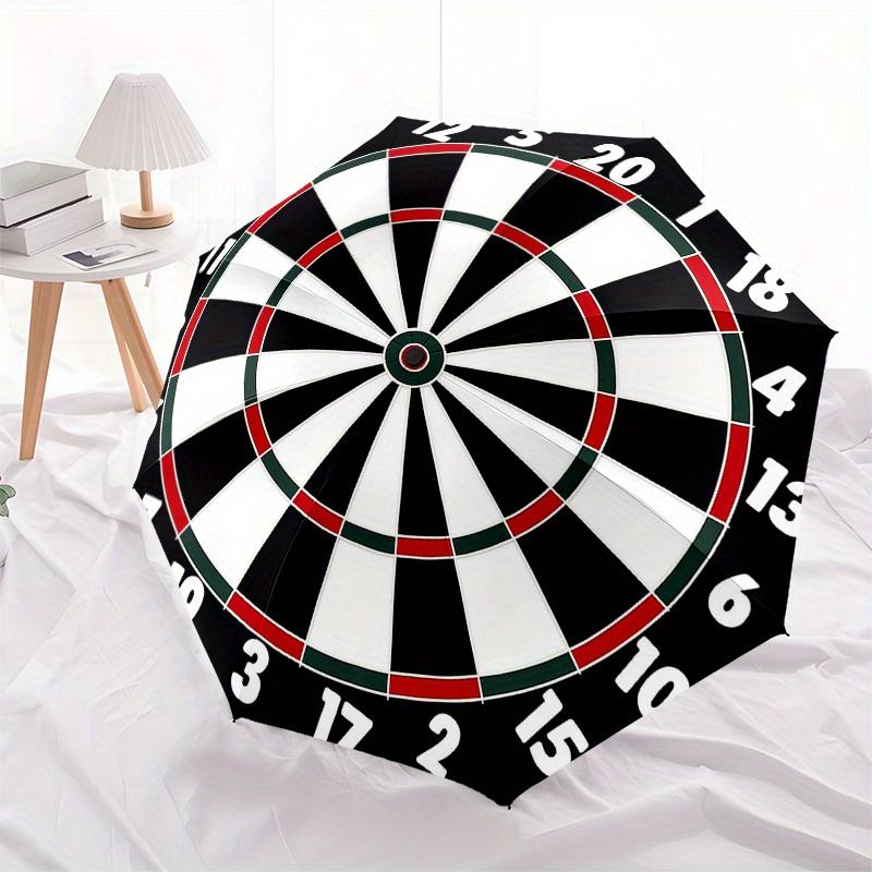 Premium Dartboard with Clear Numbers for Precision PlayUmbrella, Portable 3-Fold Umbrella for Men & Women,Christmas Gift ES325