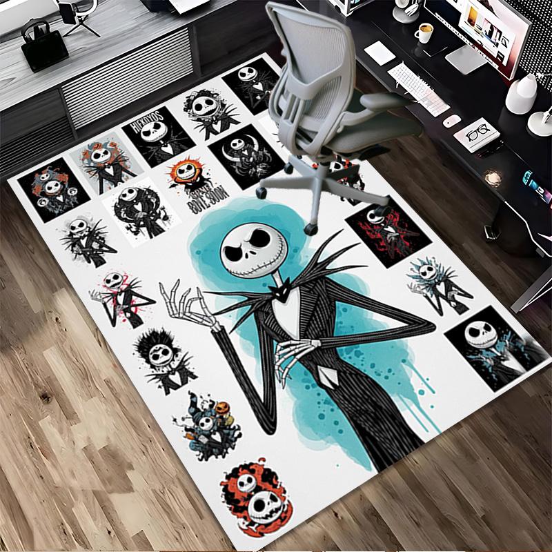 Nightmare Before Christmas Living Room Non-Slip Area Rug Soft Carpet for Bedroom Game Playroom Sofa Office Home Decor Doormat Christmas Gift C9211513