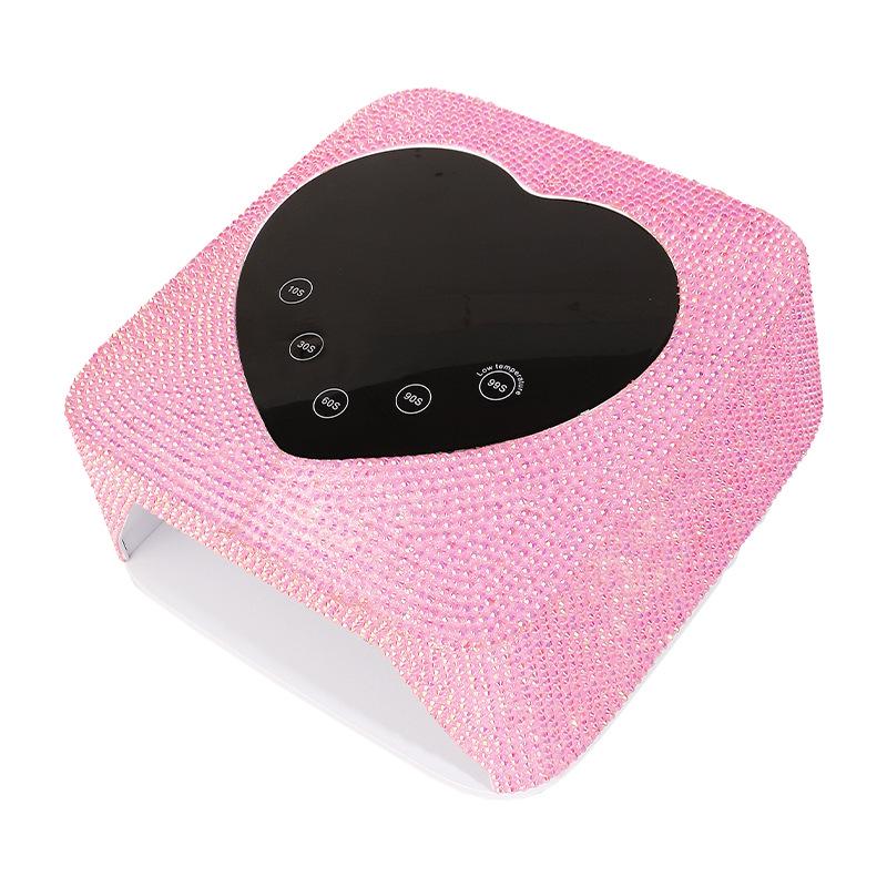 

Беспроводная лампа для фототерапии ногтей со стразами и литиевой батареей - Сушилка для ногтей с бриллиантовым дизайном