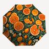 1pc Oranges, Citrus Automatic Folding Umbrella - Portable Collapsible 8-Rib Umbrella for All Seasons Yy251119144