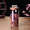 Glass Storage Jars with Wood Lids,Airtight Clear Containers for Kitchen Pantry,Tea,Spices and Coffee Beans