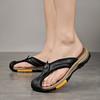 Fashion Fashion Sandals Summer Men's Flip Flops New Outdoor Toe Sandals Indoor Non Slip Casual Classic Leather Beach Slippers 38-46