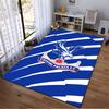 Blue eagle emblem design" and add the suffix: Non-slip rug suitable for living room and bedroom sofas.