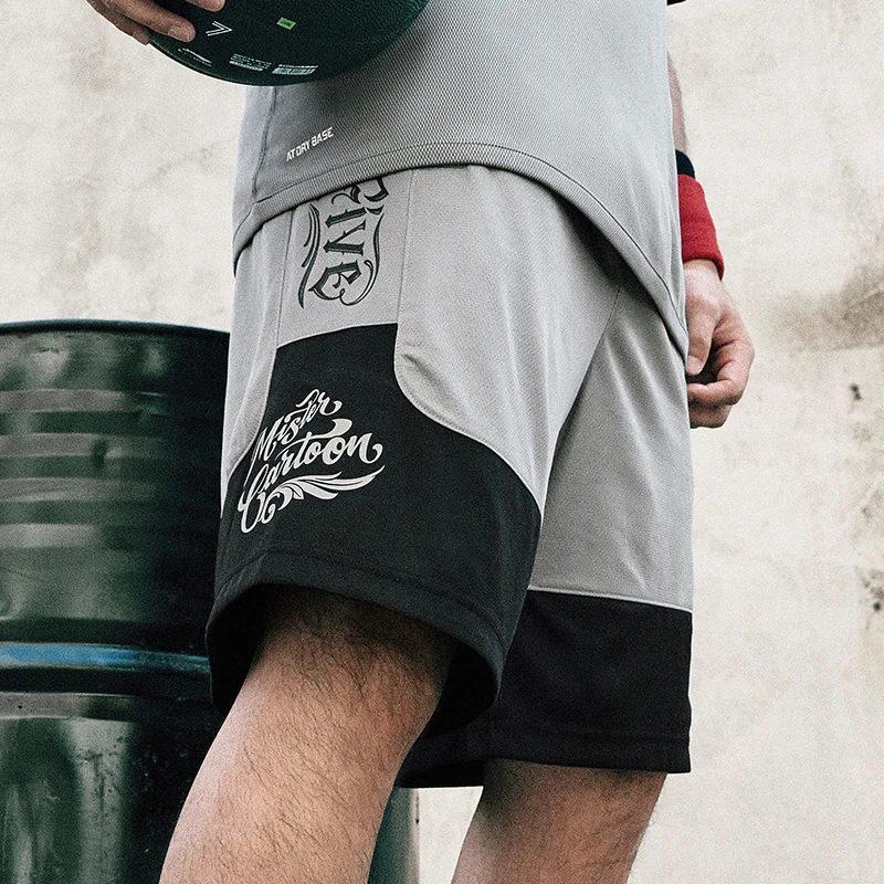 Li Ning Sports Shorts Men's Shark Gray Black AAPT045-9