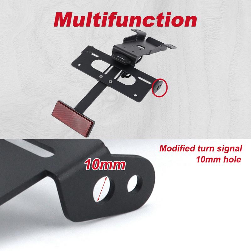 For Triumph Rocket 3 R / GT -2025 Rocket 3 Storm R/GT Motorcycle Rear Tail Tidy Fender Eliminator Kit License Plate Holder