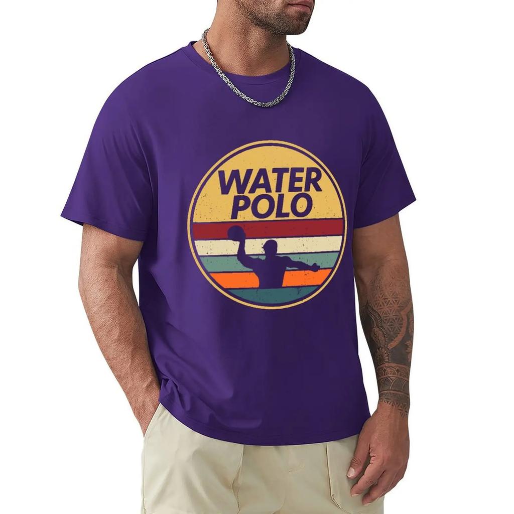 Funny Retro Water Polo Vintage Waterpolo T Shirts Summer Style Graphic Cotton Streetwear Short Sleeve Birthday Gifts T-shirt Men