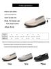 Doudou Women's Slip-On Loafers: Spring-Fall Non-Slip Casual Shoes, Low-Cut, Plus Size for Pregnant Moms