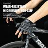 Men's Cycling Gloves Half Finger Quick Release Breathable Outdoor Sports Bike Riding Fitness Gym Training Anti-Slip Silicone Pri