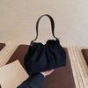 Faux Suede Shoulder Bags Vintage Crossbody Bag Pleated Handbag Underarm Bag for Women Party