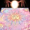 Tarot Tablecloth Cloth Table Cover for Mystical Practice Limited Stock Tarot Cloth Tablecloth Sun and Moon Table Cover
