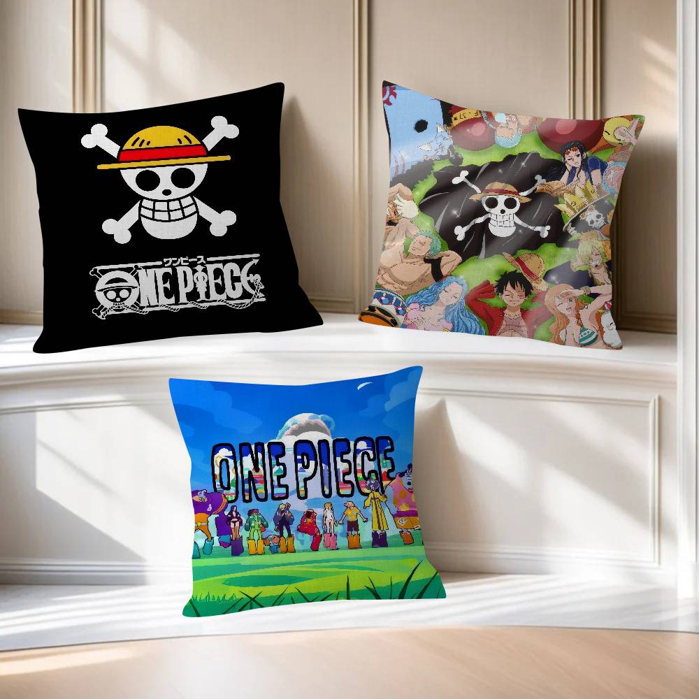 Pillow Cushion Cover Pillowcase Living Room Sofa Home Decor Customized Japan ooOne Piece Anime