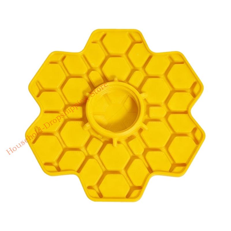 Bees Watering Station Floating Bees Feeder Island Bees Drinking Water Dispenser for Outdoor Garden Thirsty Pollinators 85AD