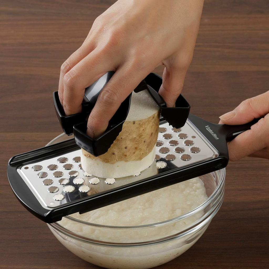 Shimomura Kogyo Antibacterial Verdun Black Stainless Steel Radish Dishwasher Made In Niigata Prefecture Japanese-made Grater, Grater, Safe, VB-609,