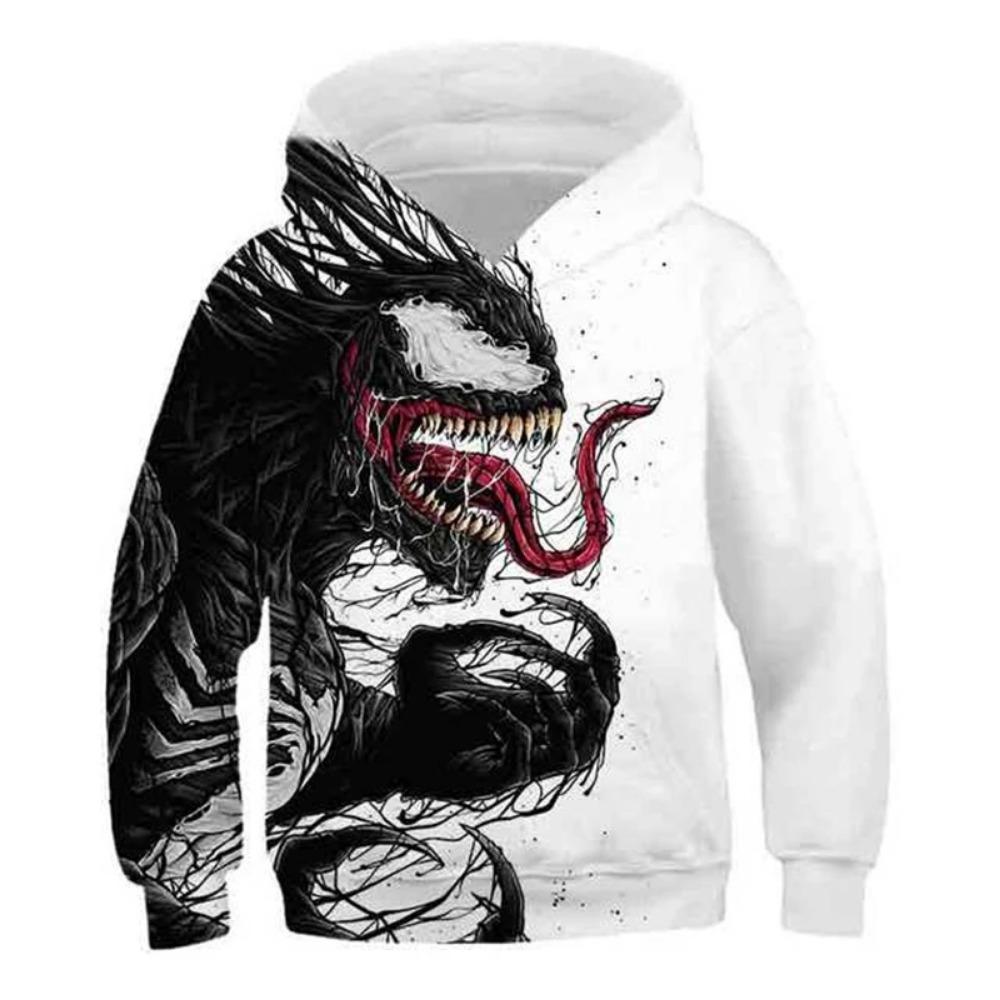 Boys Spring Marvel Hoodie Avengers Spider-Man 3D Print Baby Boy Clothes Breathable Kids Sportswear Hooded