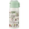 Skater Straw Mug Bottle 350ml Cold Storage Stainless Steel Water Bottle Snoopy One Touch Open STOT3ST-A