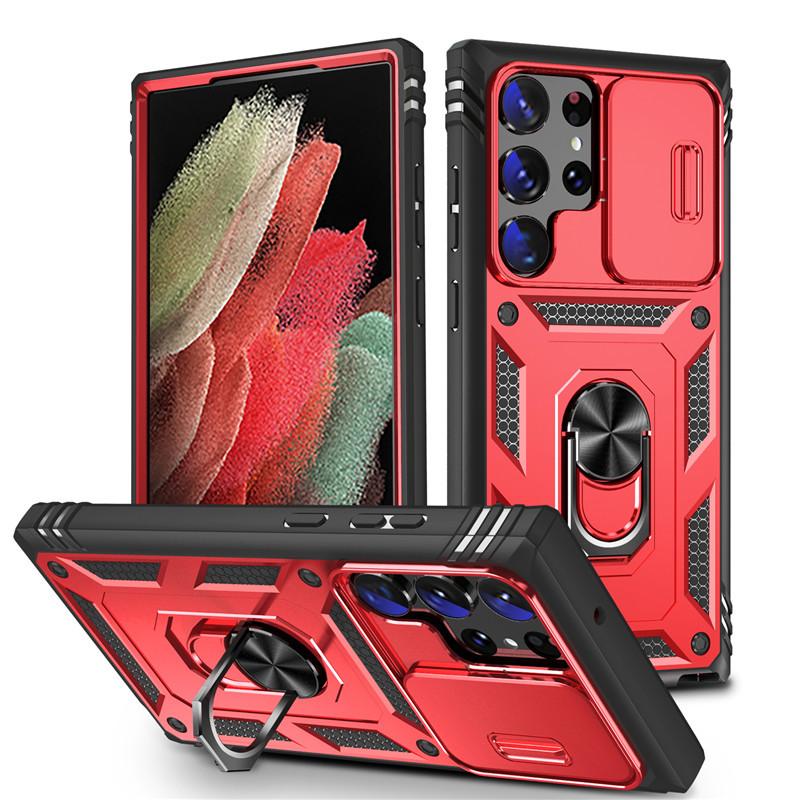 

Suitable for Samsung A54 Sergeant Push Window Car Magnetic Suction Mobile Phone Case Samsung S25 Ultra Anti Fall Protection Case Samsung S21