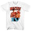 T-shirt da uomo Rocky IV Film Colore Pieno Ivan Drago Rocky Bandiera USA