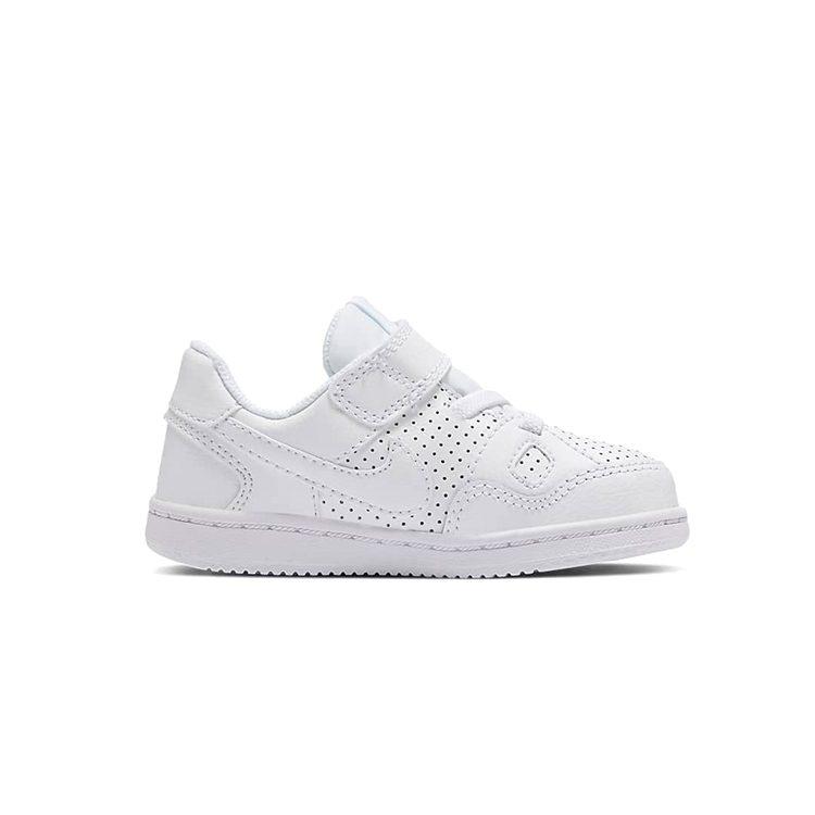Nike Son Of Force Low Top Skateboard Shoes Pure White Infant And Toddler 615150-109