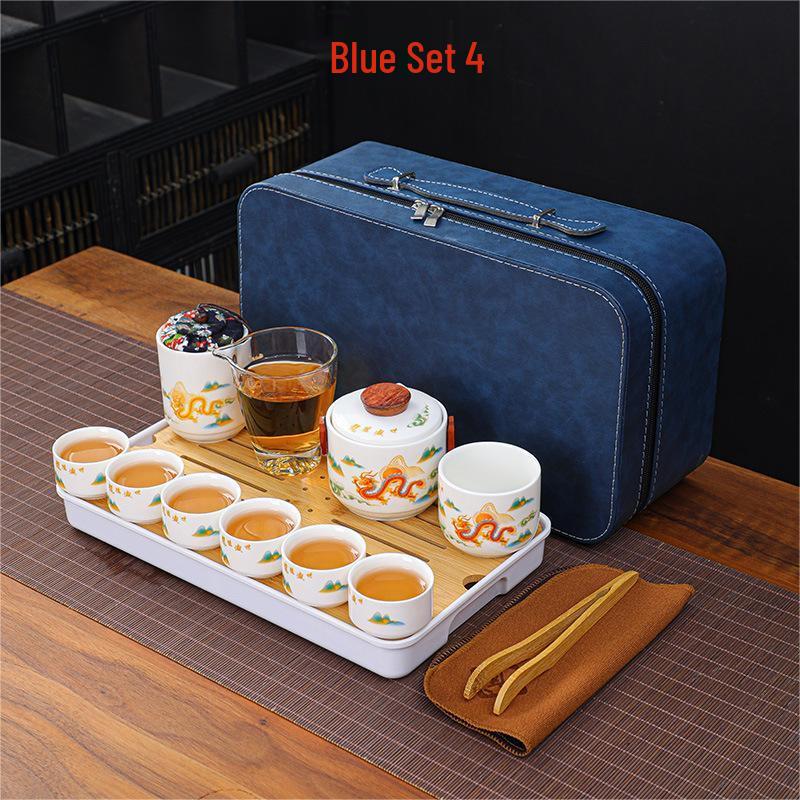 Portable Ceramic Kung Fu Tea Set