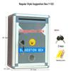 Lilang Aluminum Alloy Wall-Mounted Suggestion Box with Lock