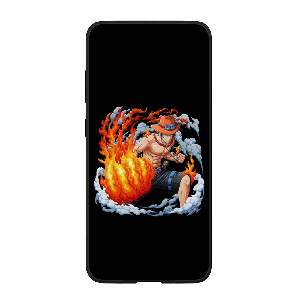 Phone Case for iPhone 17 15 16 Plus Redmi Note 14 12 11 13 Pro Max Huawei P30 P20 Lite OPPO A60 A40 A80 A38 A54 Portgas D Ace Cute One Pieces Cover