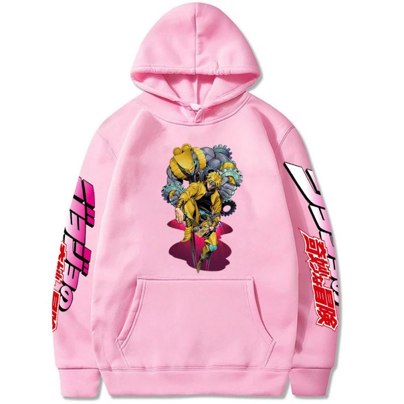 Kujo Jotaro Grafické Mikiny Unisex Podzim Zima Fleecové Streetwearové Topy
