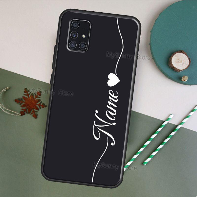

Персонализированный чехол с инициалами имени для Samsung A32 A52 A12 A42 A72 A02 A10 A20 S A40 A50 A70 A11 A31 A51 A71 A21S A20e Samsung A71 4G