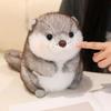 Soft Plush Otter Dolls Chubby Face Animals Stuffed Toys Cute Otter Plush Toys  Birthday Gifts