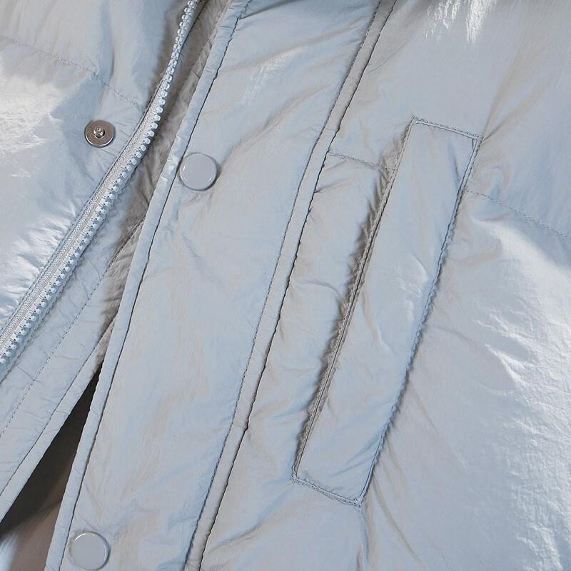 Women's 90% Down Single-Breasted Stand-Up Collar Vest