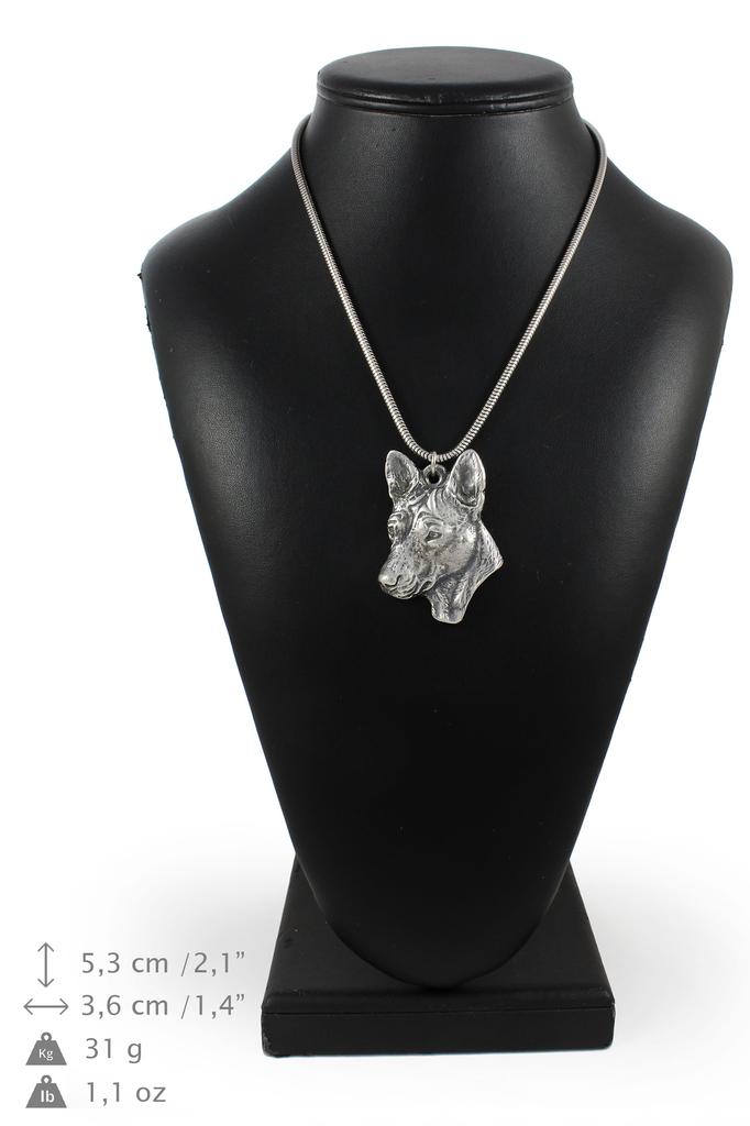 Basenji, African bush dog, Congo dog - Dog necklace, unique jewellery for the dog fan, unique adder pendant by Art-Dog brand