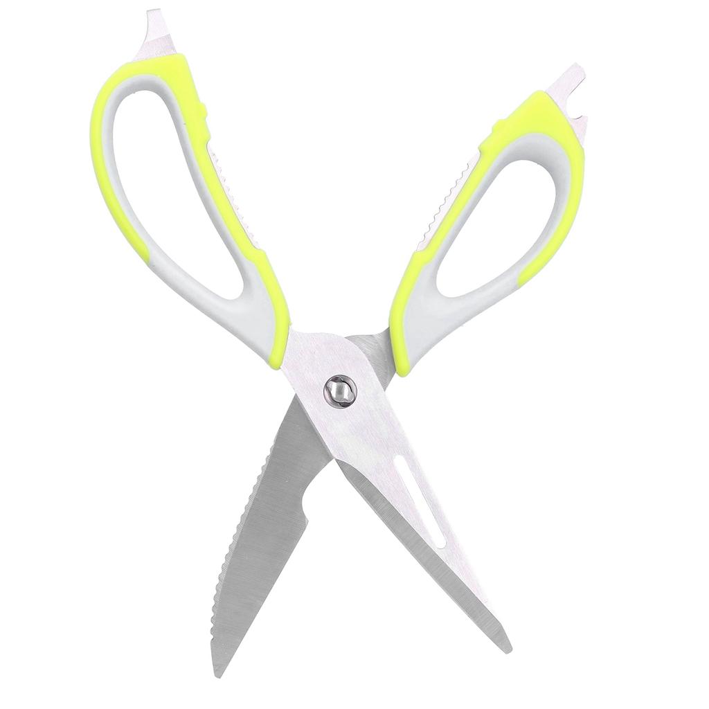 Detachable Kitchen Scissors Multifunctional Stainless Steel Seafood Food Scissors for HomeGreen
