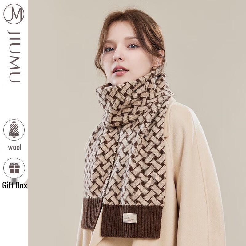 JIUMU Women's Autumn/Winter Wool Scarf WY131