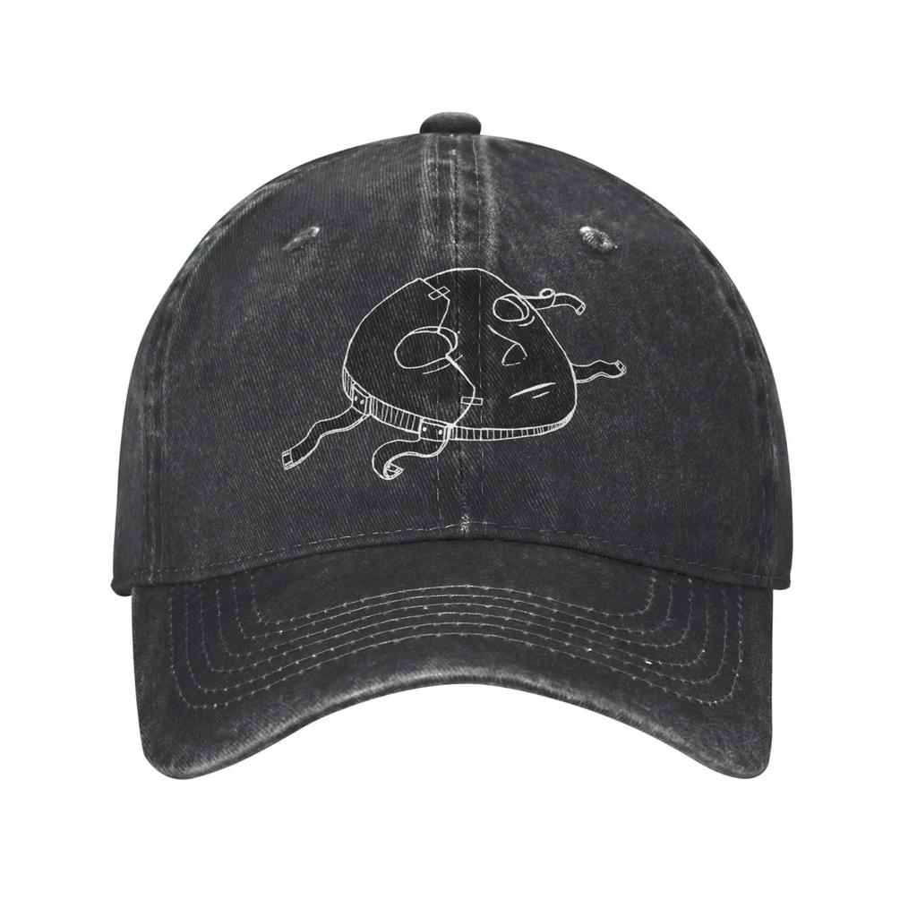Sally Face Mask Design Sun Baseball Cap Cute Unisex Women Washed Hip Hop Hats Custom Logo Outdoor Baseball Caps Birthday Present