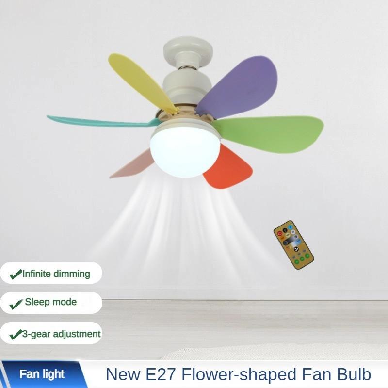 30W/40W uz casnic LED telecomandă multifuncțională ventilator lumină trei culori reglare intensitate lampă ventilator dormitor copii