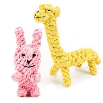 Ding Dong Pet Dog Rabbit + Giraffe Thread Toy Set, 1 Set