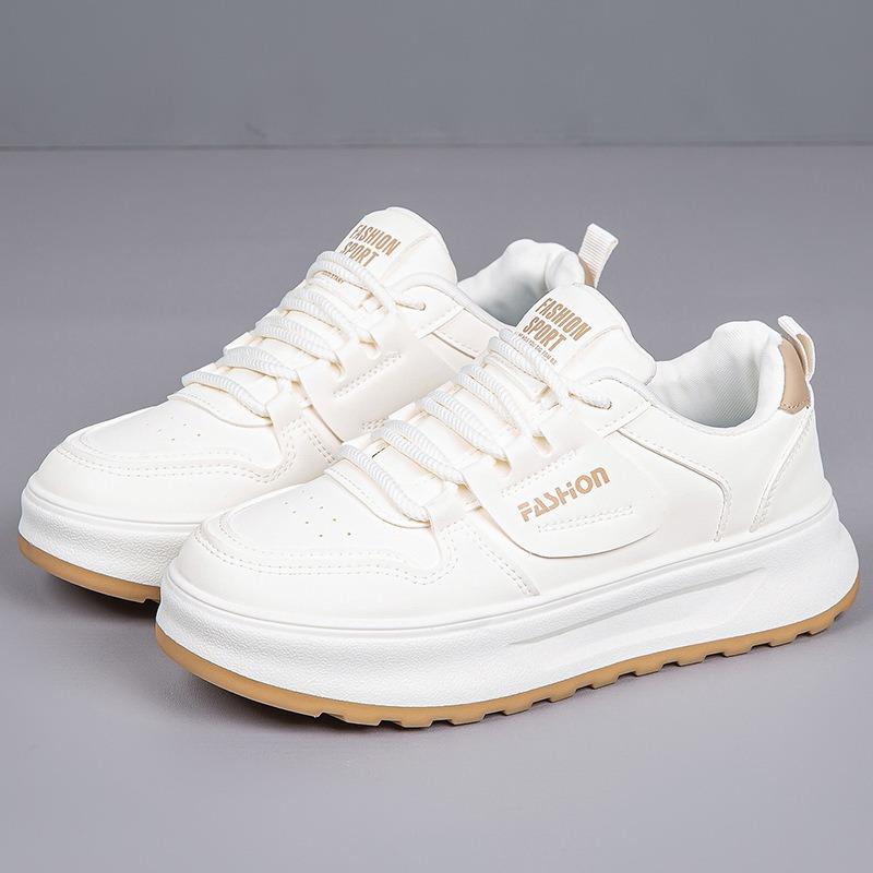 New Autumn Versatile White Shoes Women's High-end Student Soft-soled Casual Shoes Sports Platform Shoes Women