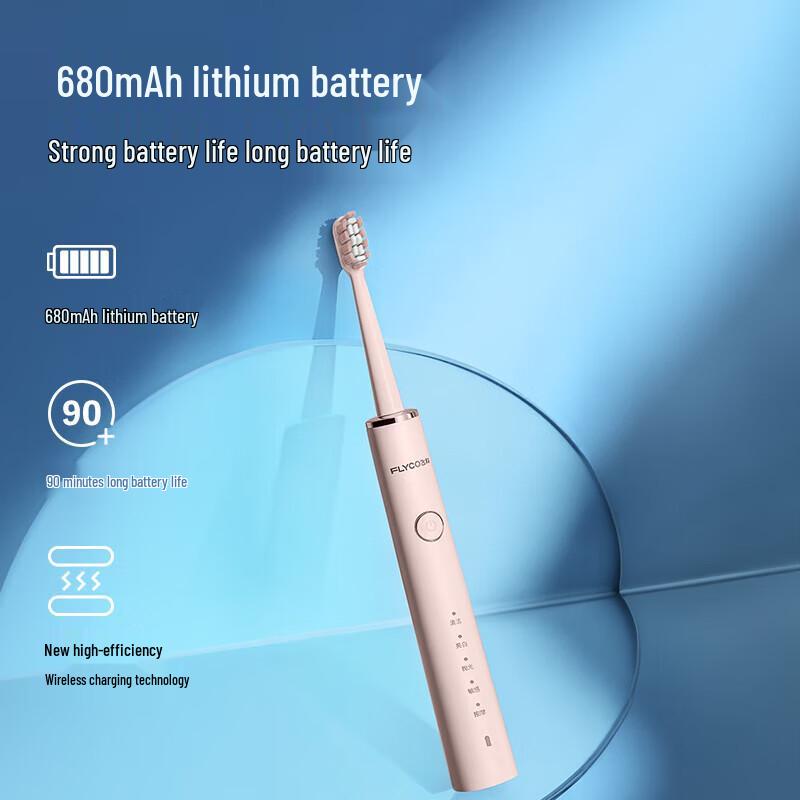 Flyco FT7108 Sonic Electric Toothbrush CN Plug (adapter Included)