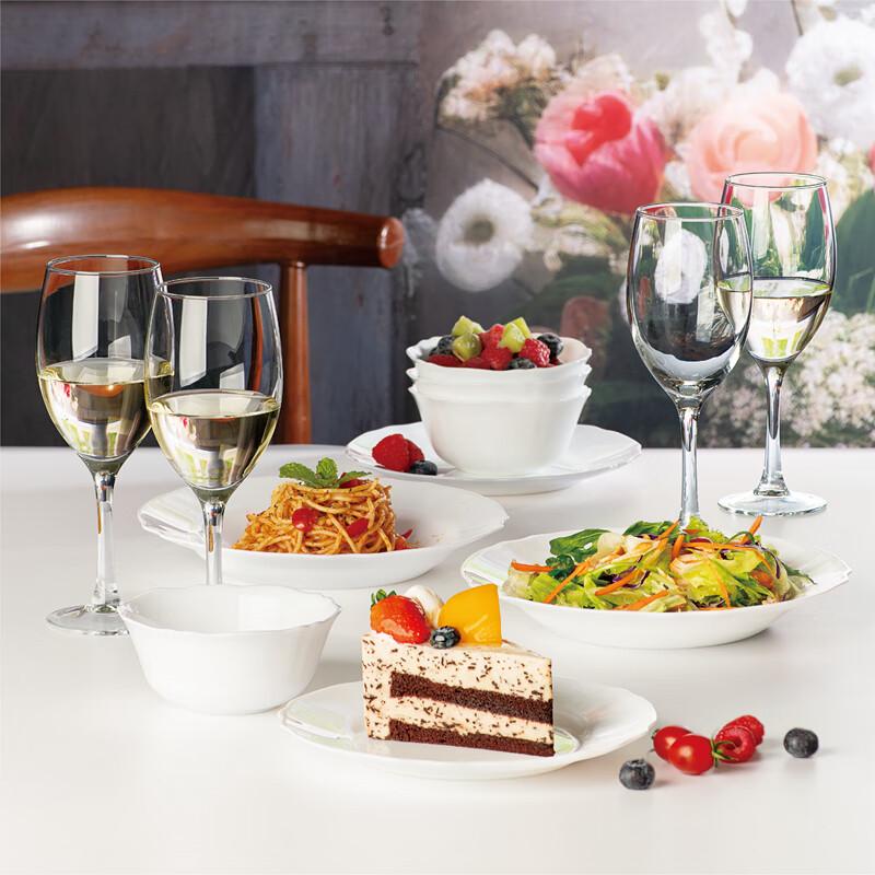 Luminarc Louis XV 12-Piece Glass Dinnerware Set