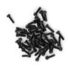 M3 Black Hex Socket Cap Head Screw Bolt Set (M3*12mm,Fully Threaded,50pcs)